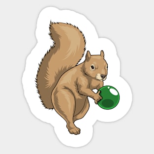Squirrel Bowling Bowling ball Sticker